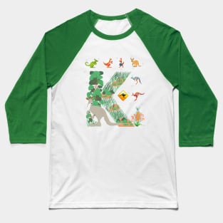 Funny kangaroo Baseball T-Shirt